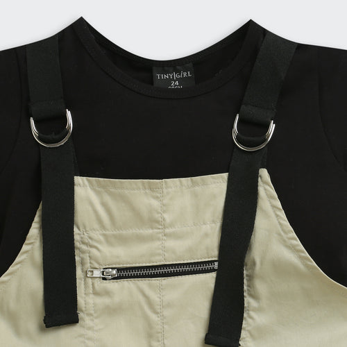 Urban Cargo Style Fawn Dungaree JP348