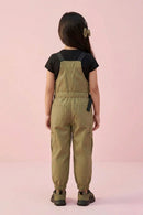Urban Cargo Style Olive Dungaree JP348