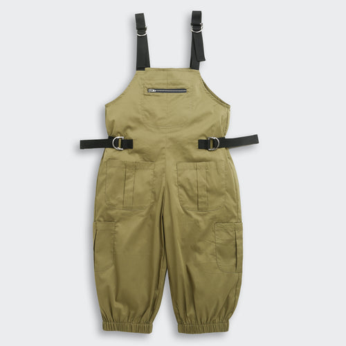 Urban Cargo Style Olive Dungaree JP348