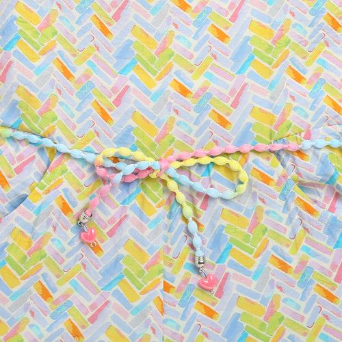 Breezy Yellow Geometric Print Jumpsuit JP359