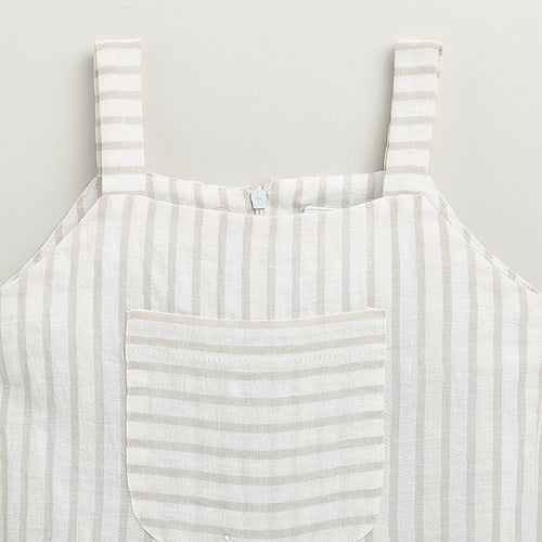 Fawn Pinstripe Jumpsuit JP360