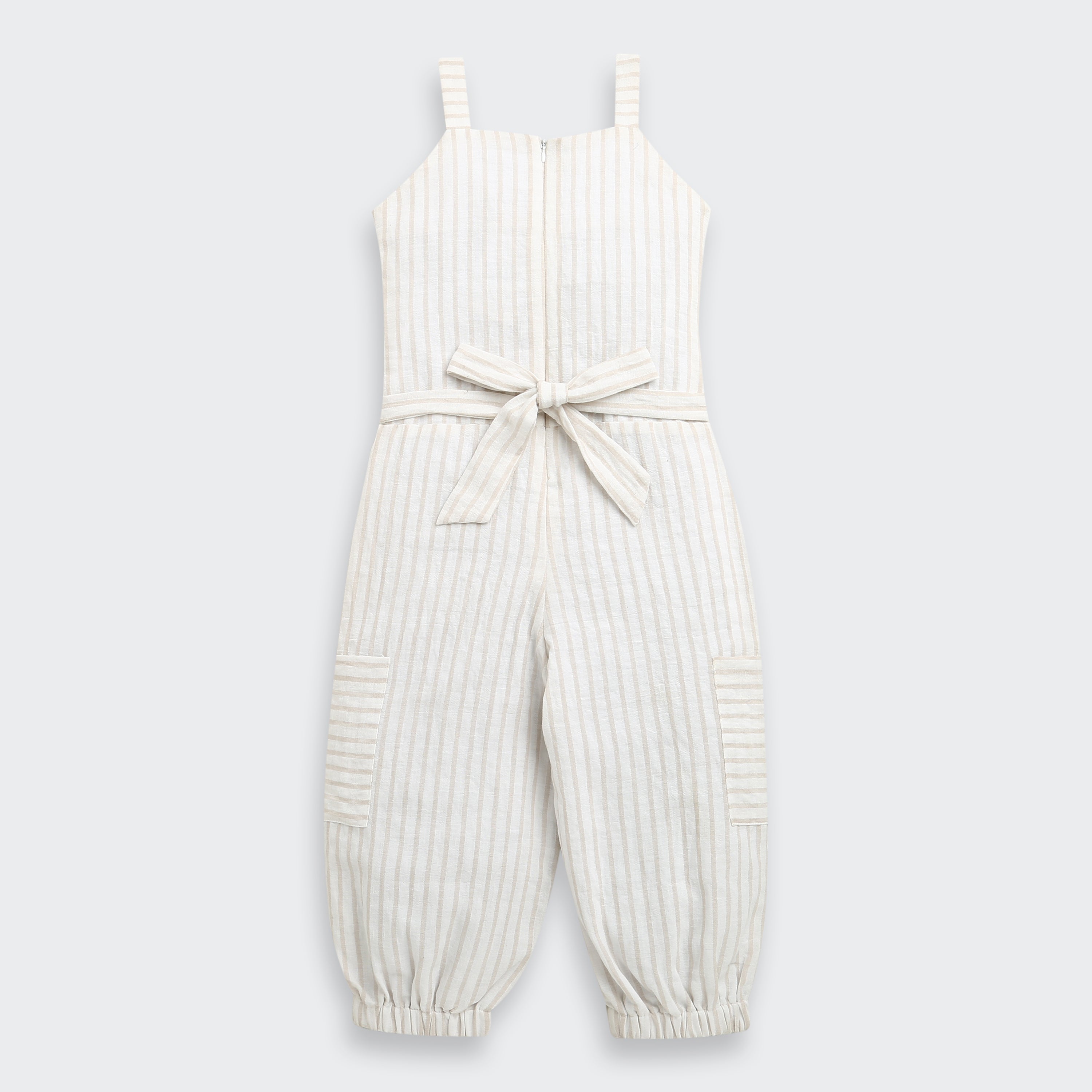 Fawn Pinstripe Jumpsuit JP360