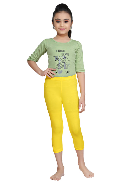 Lemon 3/4th Slim Fit Leggings LG725