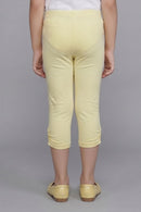 Jasper Yellow 3/4th Slim Fit Leggings LG725