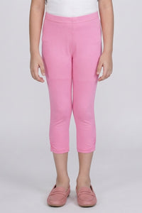 Pink 3/4th Slim Fit Leggings LG725
