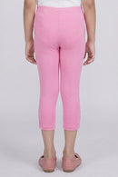 Pink 3/4th Slim Fit Leggings LG725