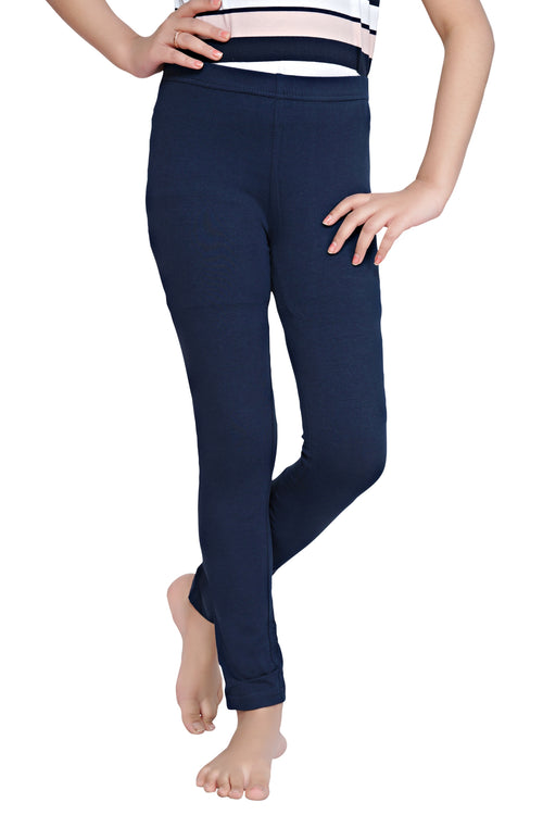 Navy Blue Slim Fit Leggings LG726