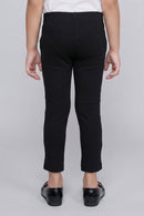 Girls Solid Black Leggings LG726