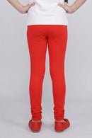 Slim Fit Red Leggings LG726