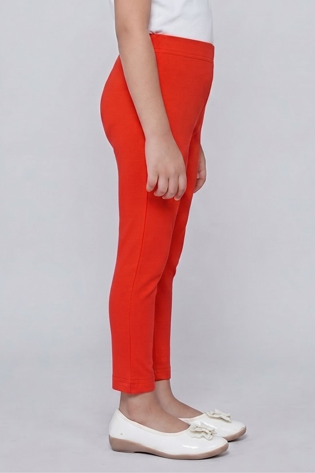 Tomato Red Casual Leggings LG726