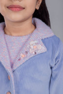 Tiny Girl Blue & Pink Panel Dress