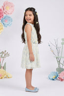 Lemon Floral Halter Neck Dress M2217