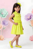 Collar Neck Midi Dress with Cargo Pockets M2278
