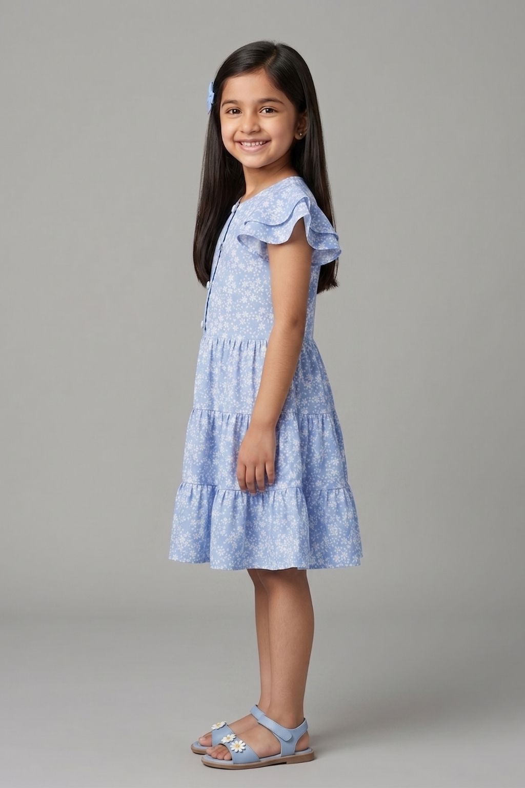 Print Fit & Flare Dress M2283