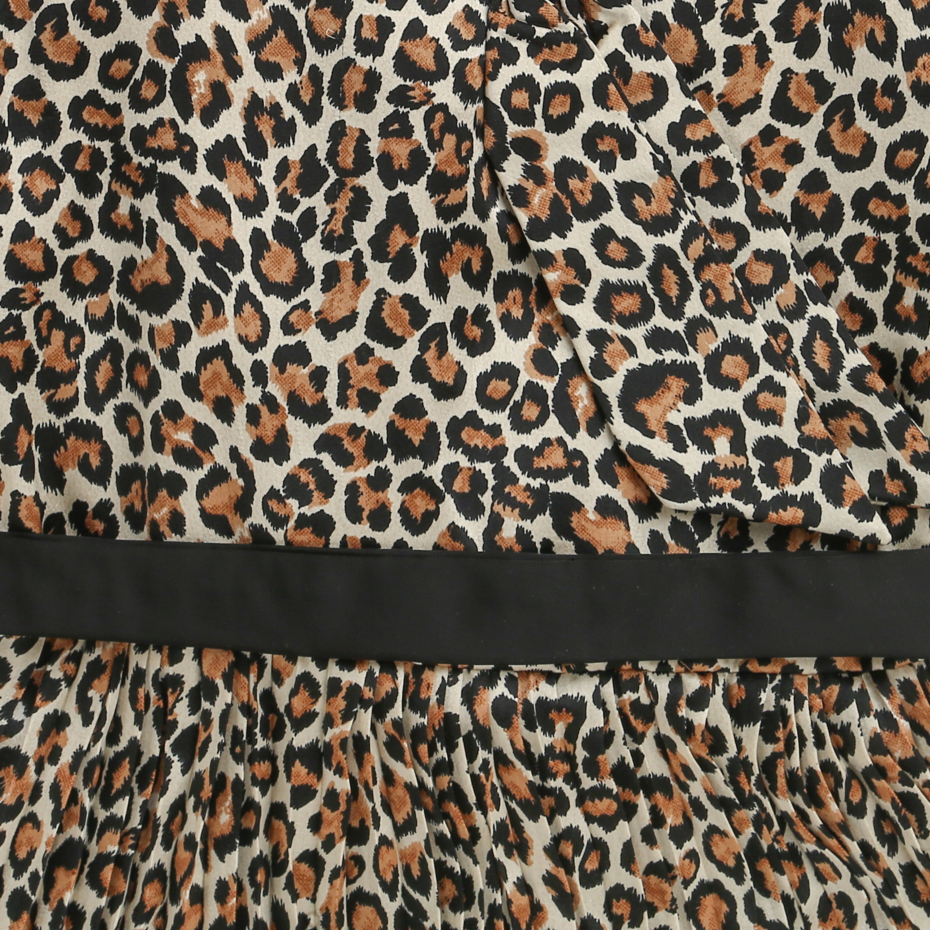 Girls Green Floral Fit & Flare Dress