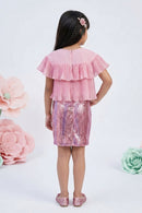 Onion Pink Sequin Party Midi M2334
