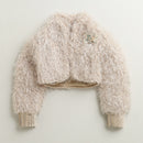 Gold Sequin Party Dress with Fur Shrug