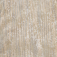 Gold Sequin Party Dress with Fur Shrug