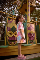Multicolor Floral Printed Casual Dress M2395