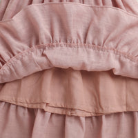 Dusty Pink Lace Party Dress for Girls