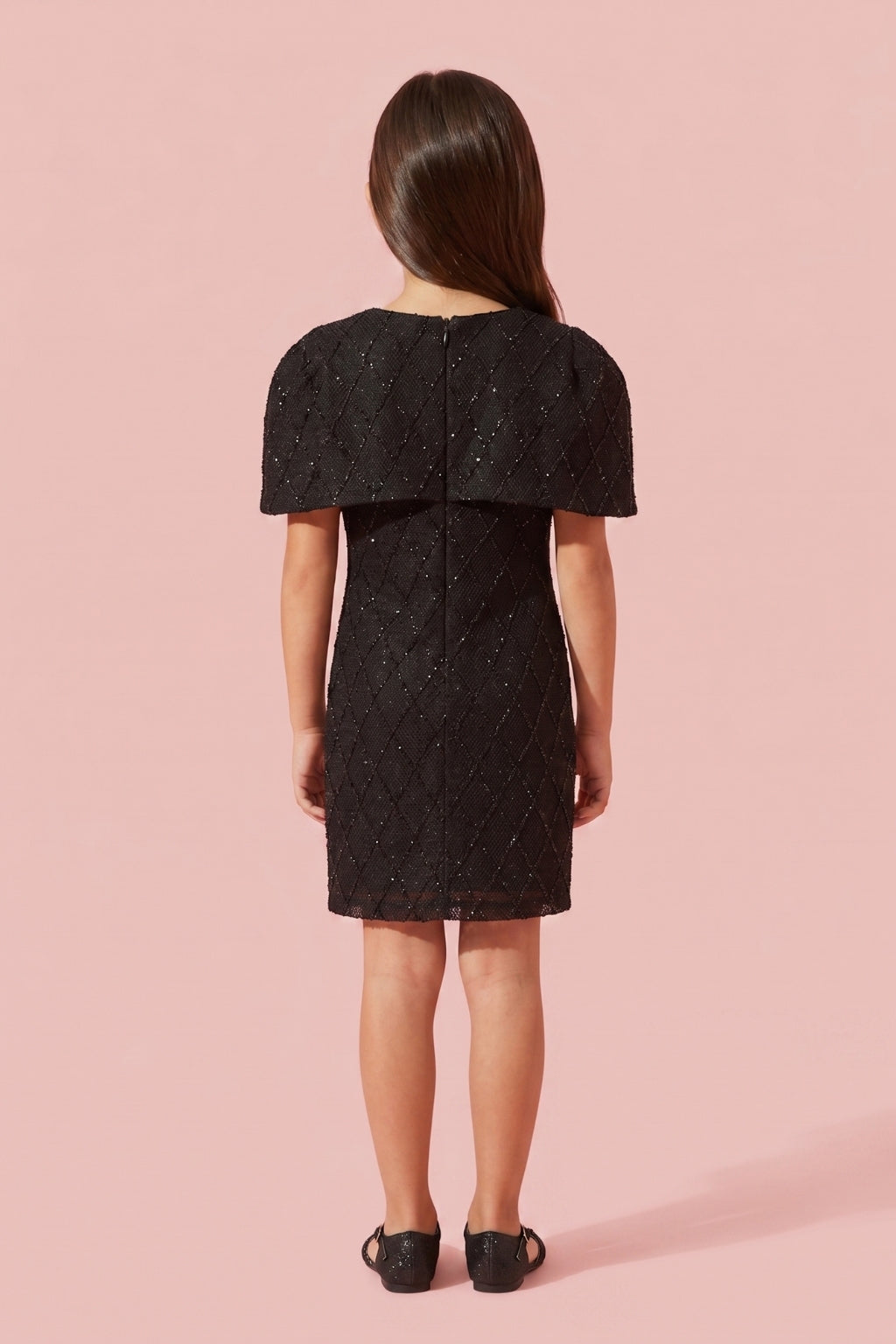Black Solid Knitted Casual Dress M2507
