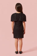 Black Solid Knitted Casual Dress M2507