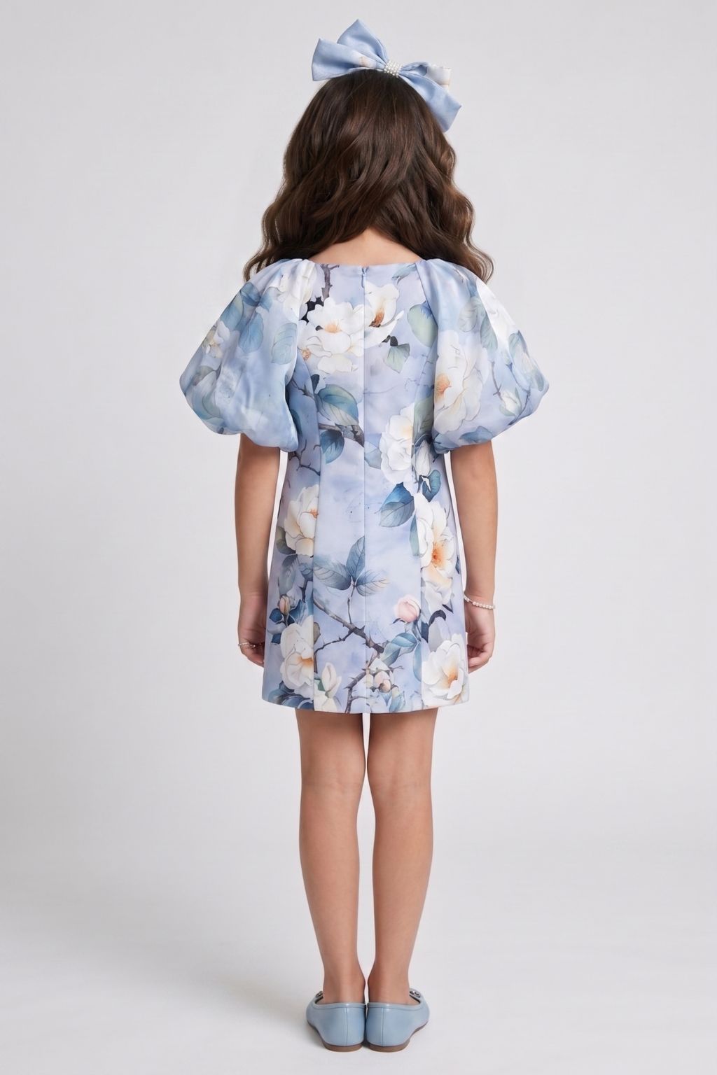 Blue Printed Cotton Summer Wear M2529