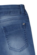 Classic Blue Stretch Denim Jeans for Girls