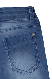 Classic Blue Stretch Denim Jeans for Girls