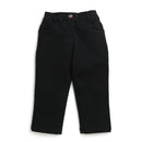 Girls Black Straight Fit Pants