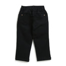 Girls Black Straight Fit Pants