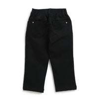 Girls Black Straight Fit Pants