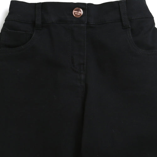 Black Straight Fit Pant P1453