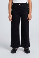 Black Straight Fit Pants P1453