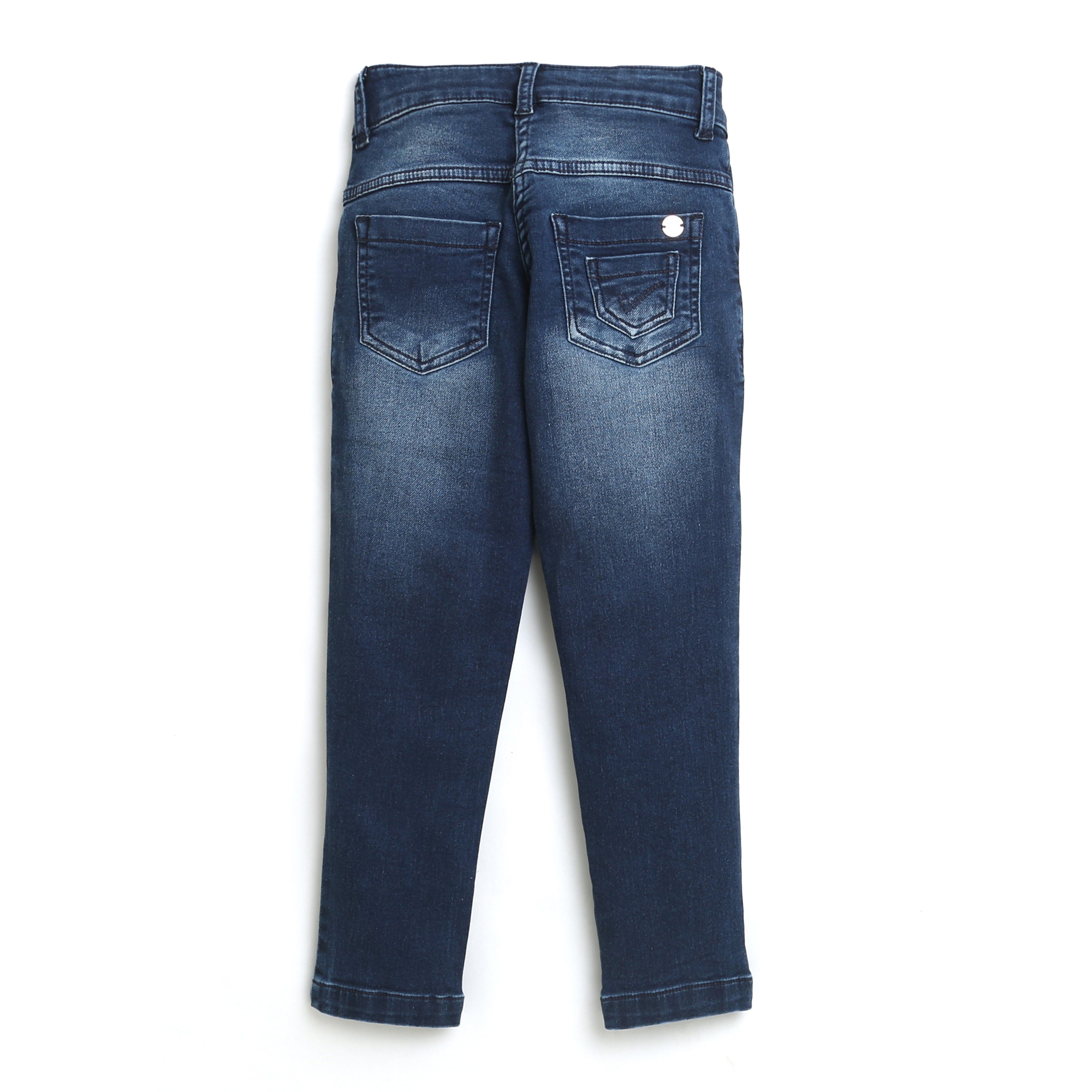 Girls Dark Wash Slim Fit Jeans