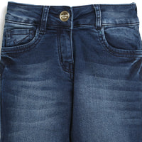 Girls Dark Wash Slim Fit Jeans