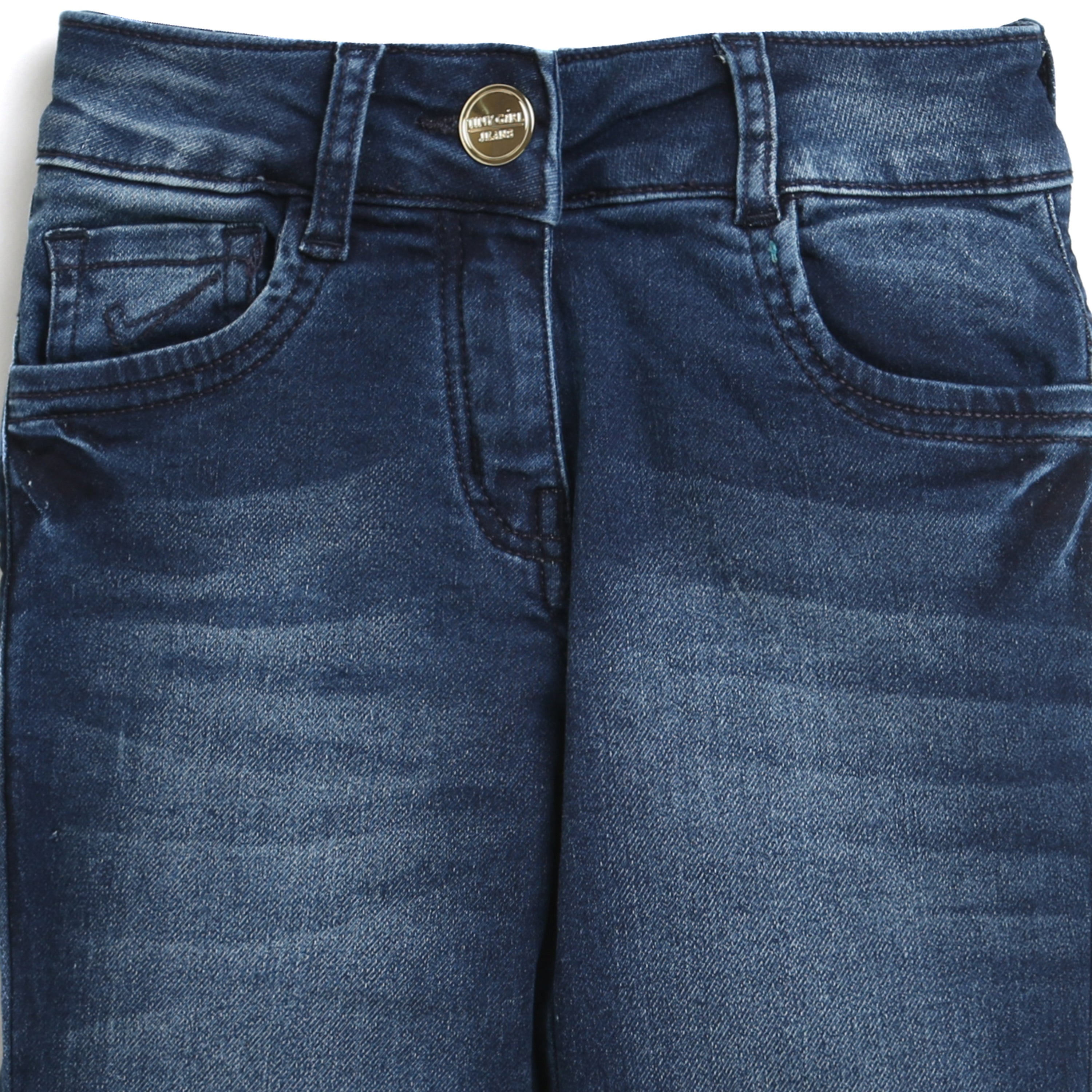 Girls Dark Wash Slim Fit Jeans