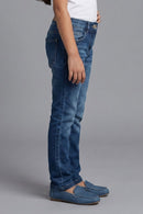 Dark Wash Slim Fit Jeans P1458