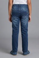 Dark Wash Slim Fit Jeans P1458