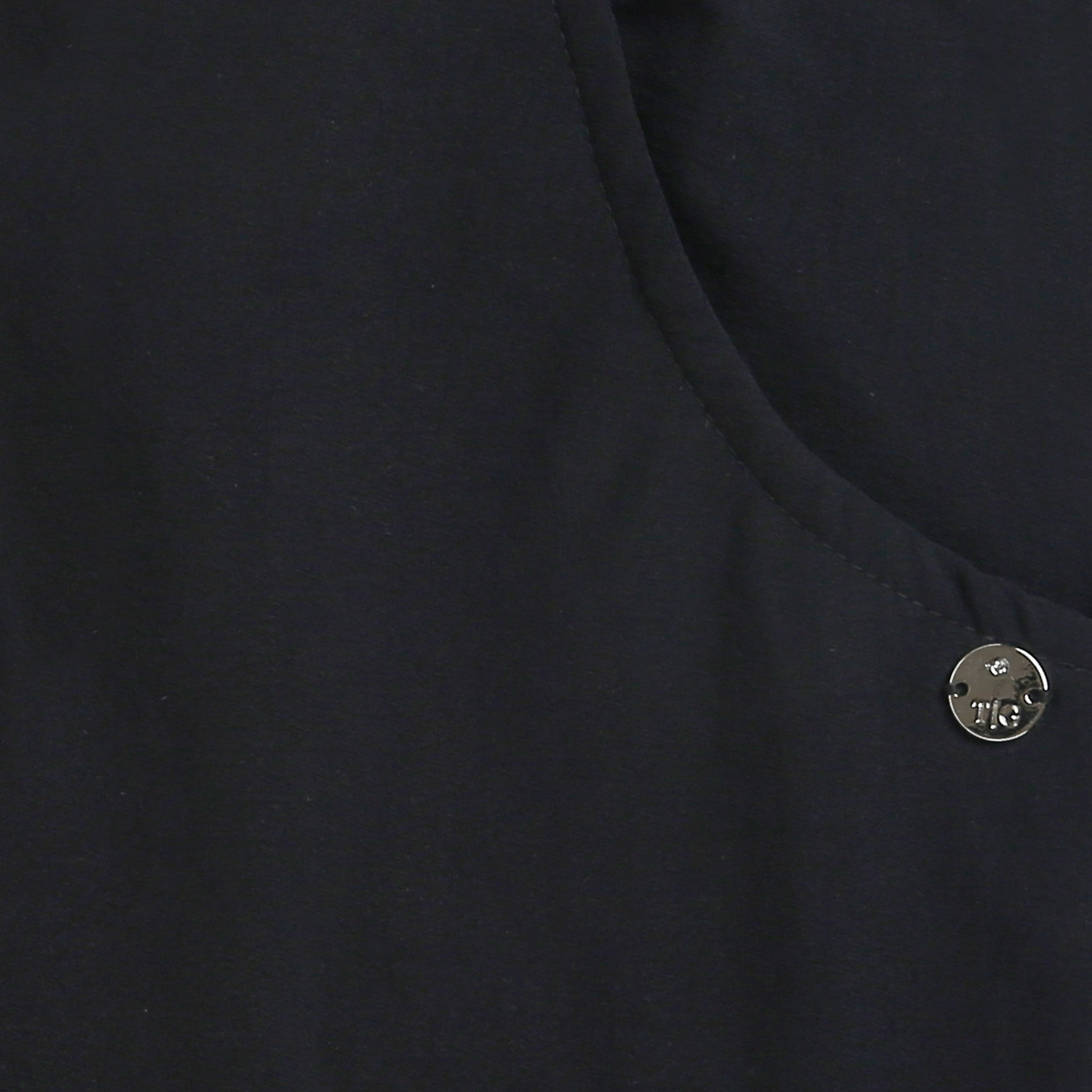 Girls Solid Black Jeggings