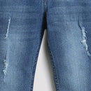 Girls Flared Denim Jeans – Mid Blue