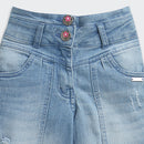 Light Blue Wide Leg Denim Jeans P1498