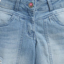 Light Blue Wide Leg Denim Jeans P1498