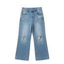 Light Blue Wide-Leg Denim Jeans P1515