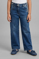 Dark Blue Straight Fit Denim Jeans P1526
