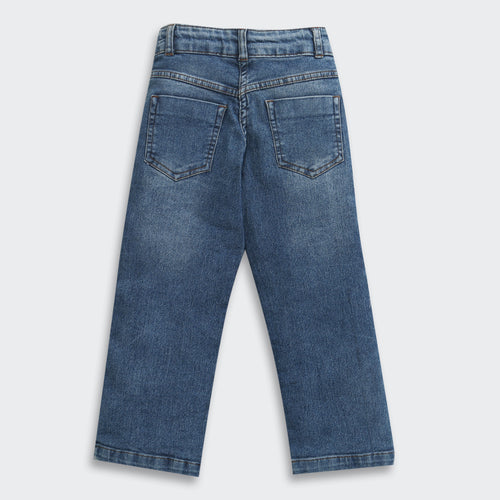 Dark Blue Straight Fit Denim Jeans P1526