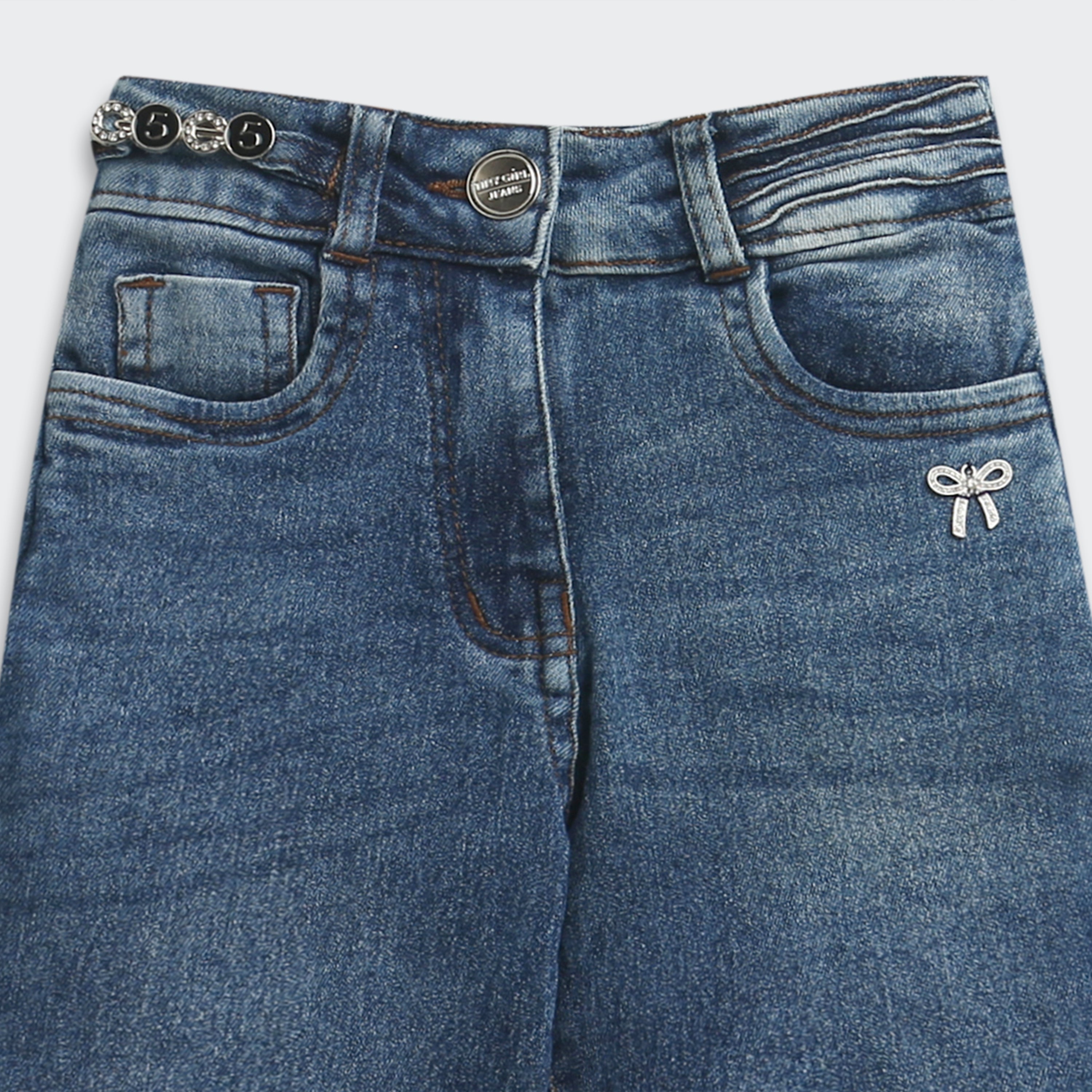 Dark Blue Straight Fit Denim Jeans P1526