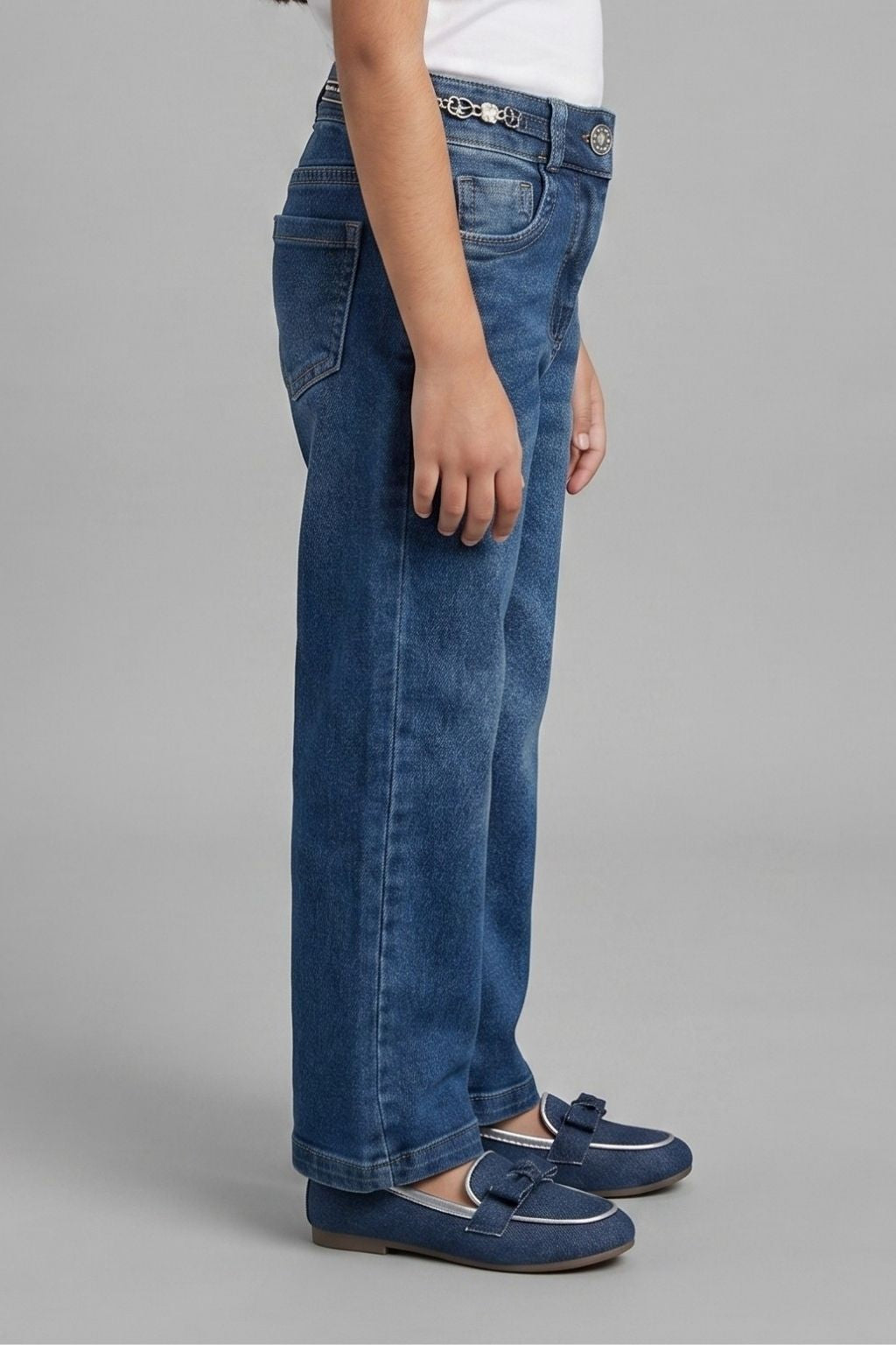 Dark Blue Straight Fit Denim Jeans P1526