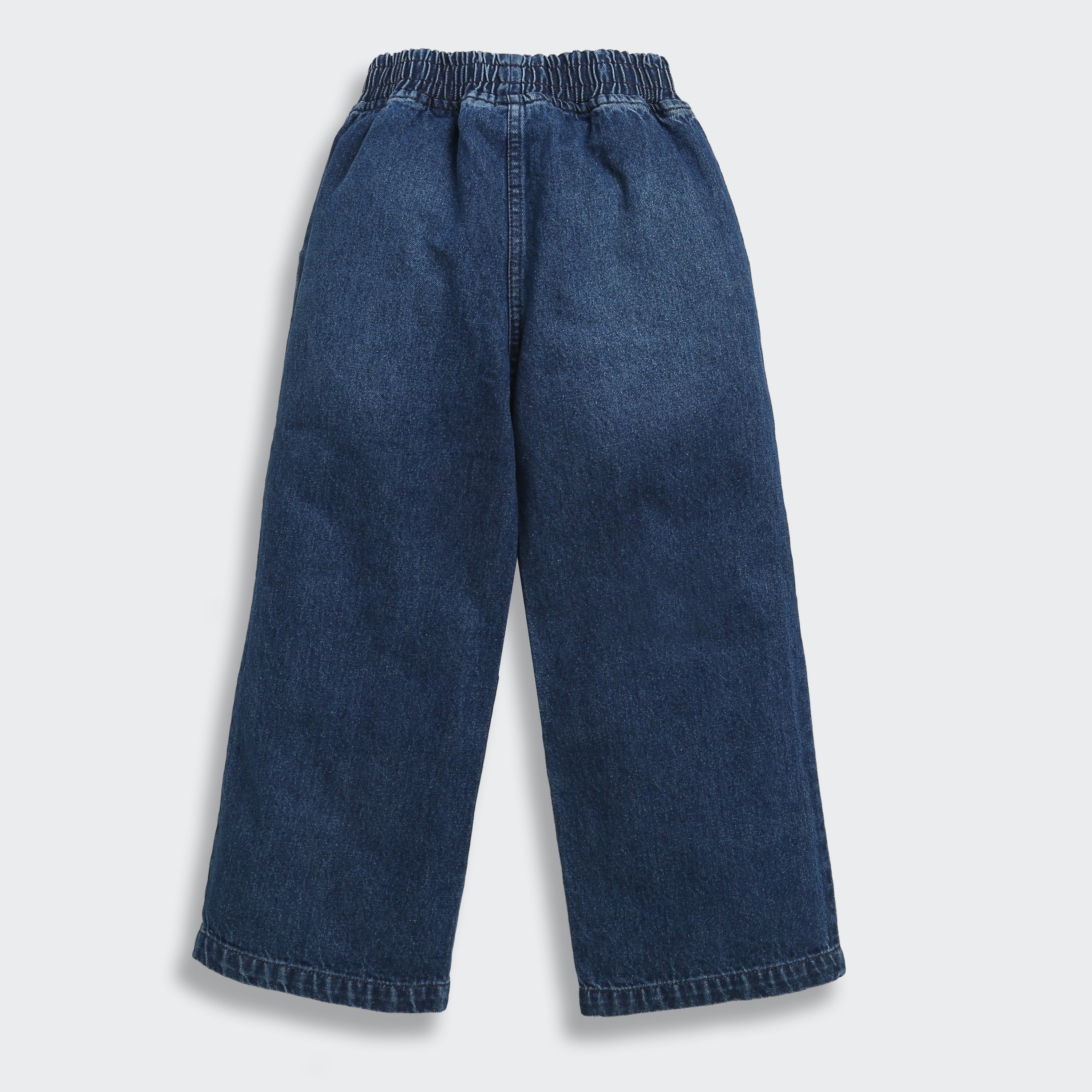 Dark Blue Ripped Relaxed Fit Jeans P1533