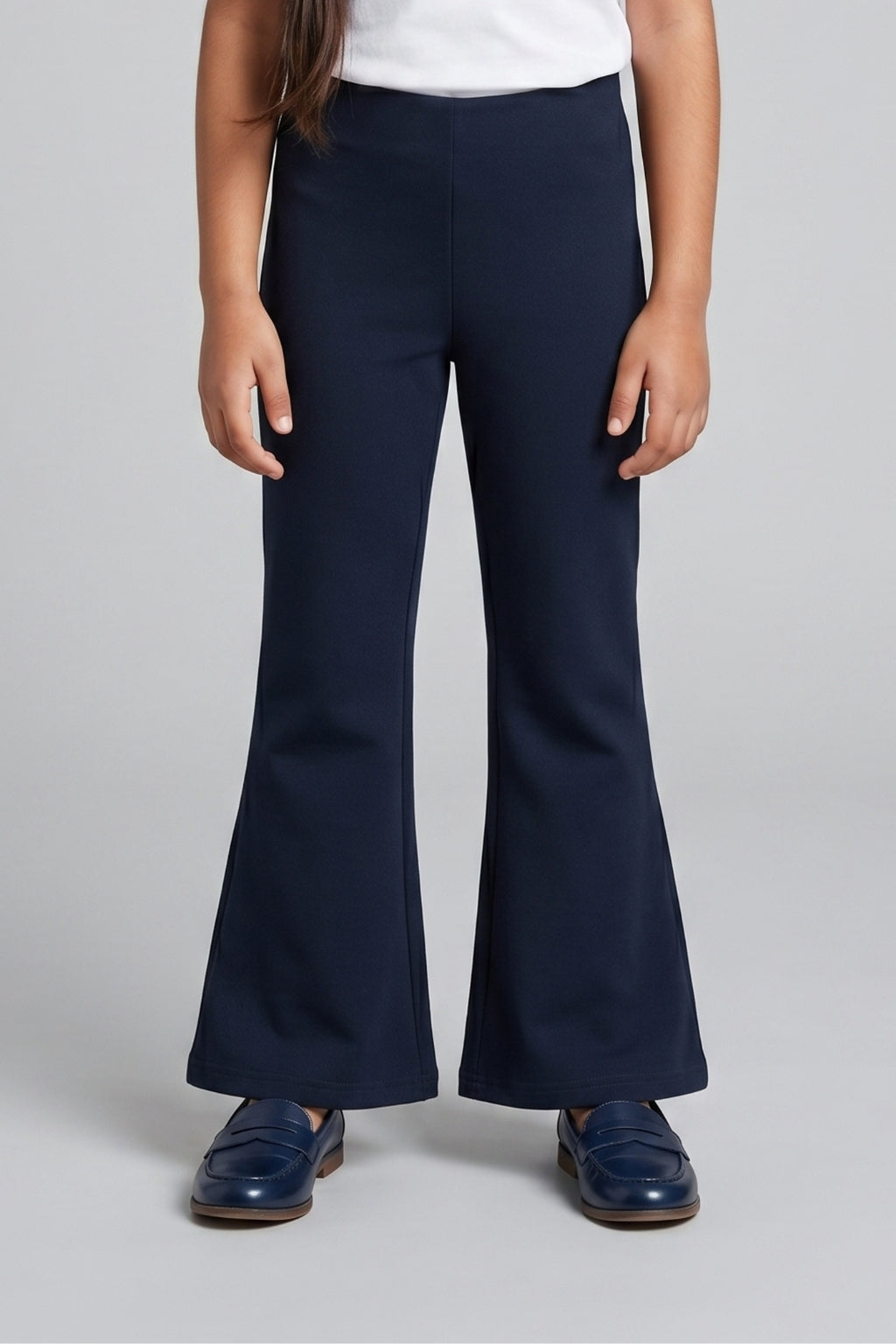 Everyday Comfort Navy Flared Pants P1547